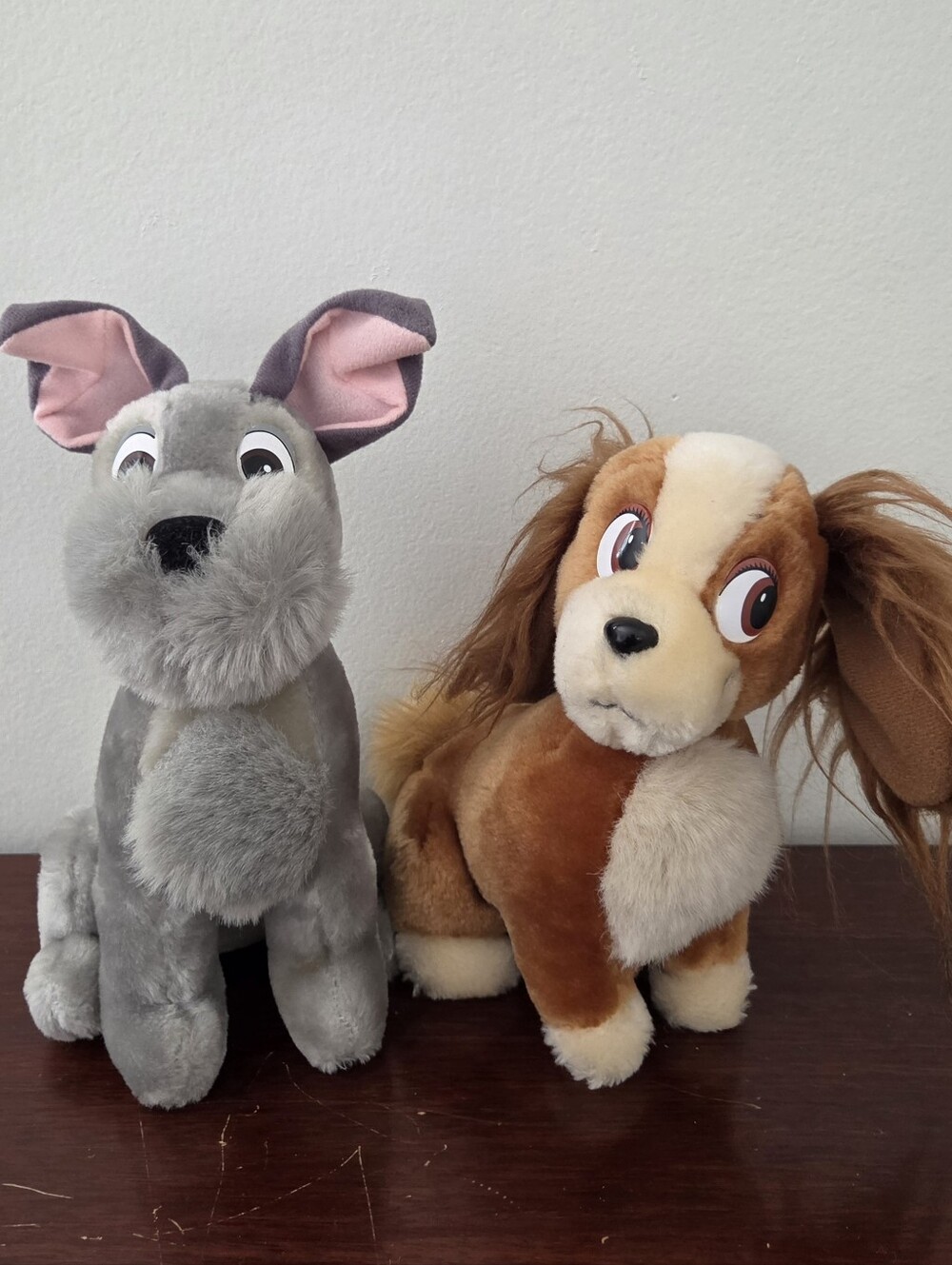 Vintage Disneyland Lady & The Tramp Plushes